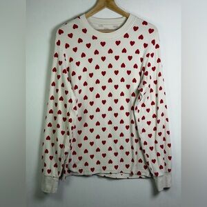 Little Planet by Carter’s Women’s Organic Heart Print Thermal Top Adult L